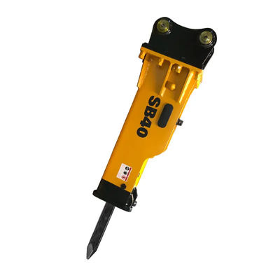 Miniescavadeira de 2 toneladas Martelo demolidor hidráulico Sb20 20CrMo aço forjado