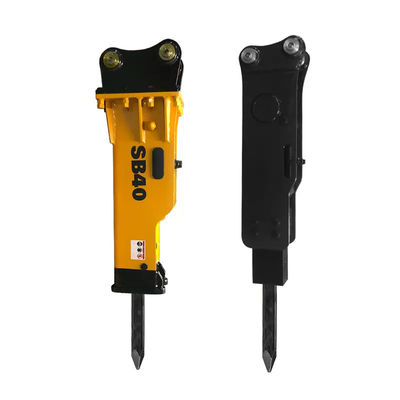 Miniescavadeira de 2 toneladas Martelo demolidor hidráulico Sb20 20CrMo aço forjado